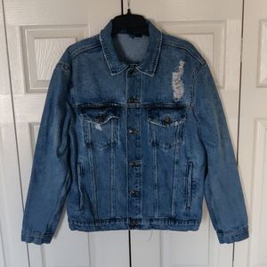 H&M Jean distressed jacket